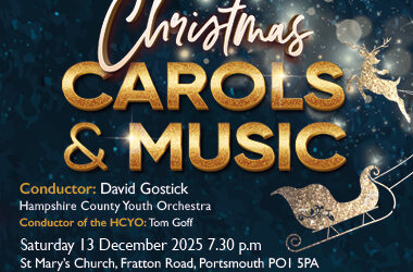 Tickets on sale now! Christmas Carols and Music – Saturday 13 December 2025 at 7.30 p.m.
